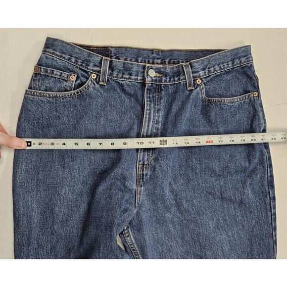 Vintage Levi's 550 Relaxed Fit Tapered Leg Jeans Women's Size 20 Short USA MADE - Picture 5 of 11